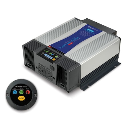 Promariner Power Inverter, Pure Sine Wave, 2,000 W Peak, 1,000 W Continuous, 2 Outlets 07100